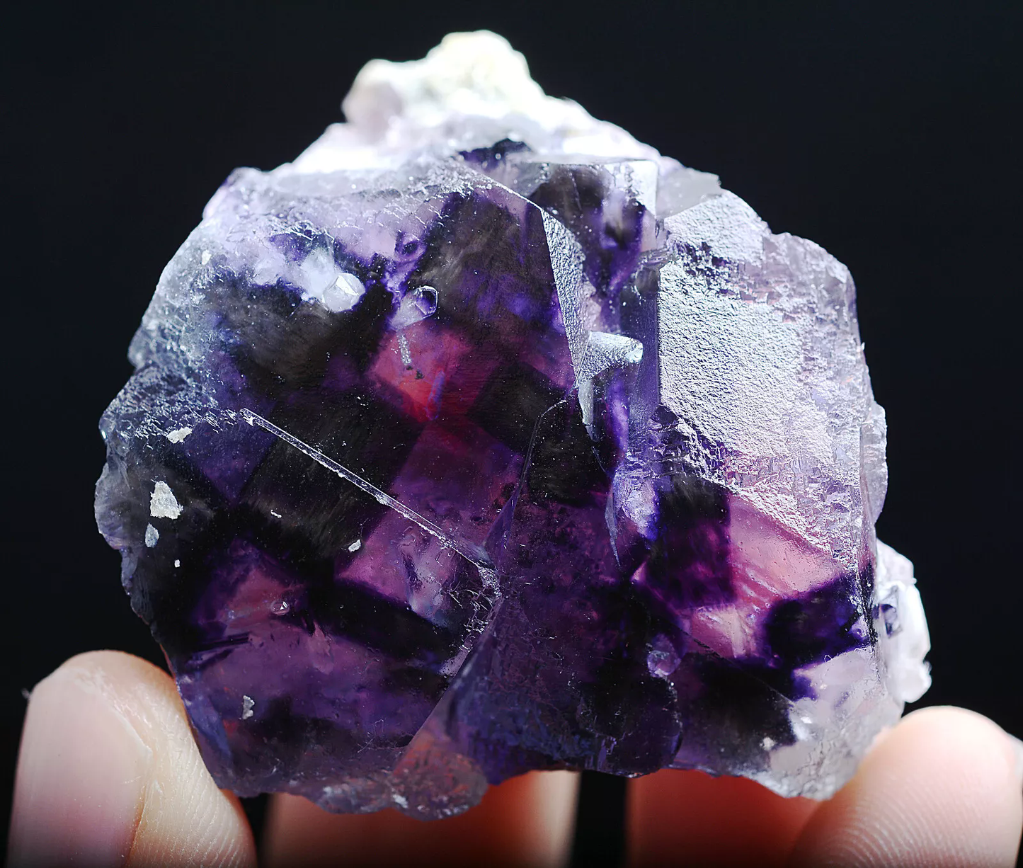 57g Natural Devil's Eye Purple FLUORITE Mineral Specimen/Inner Mongolia China