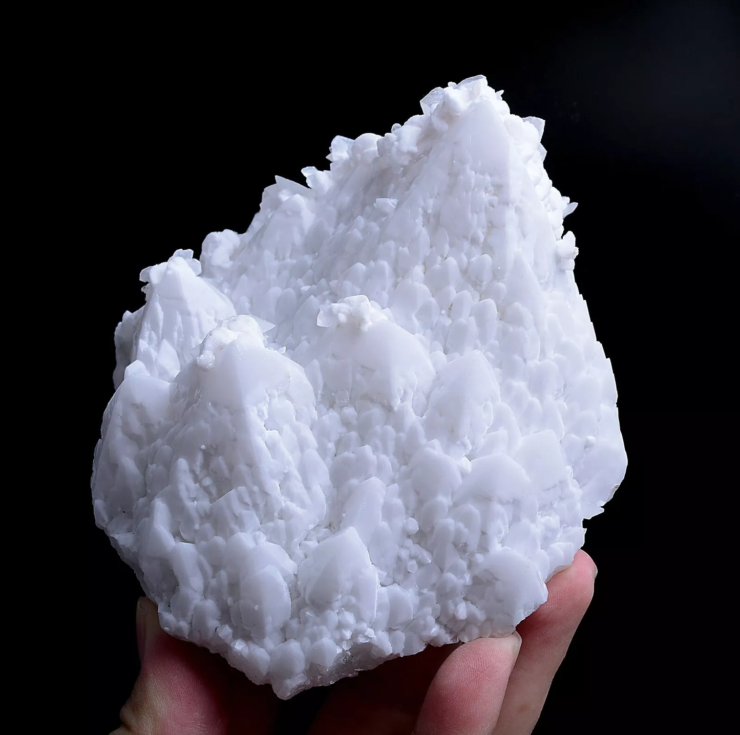 861.g Natural New Varieties Pink Fluorescent Calcite & Crystal Mineral Specimen