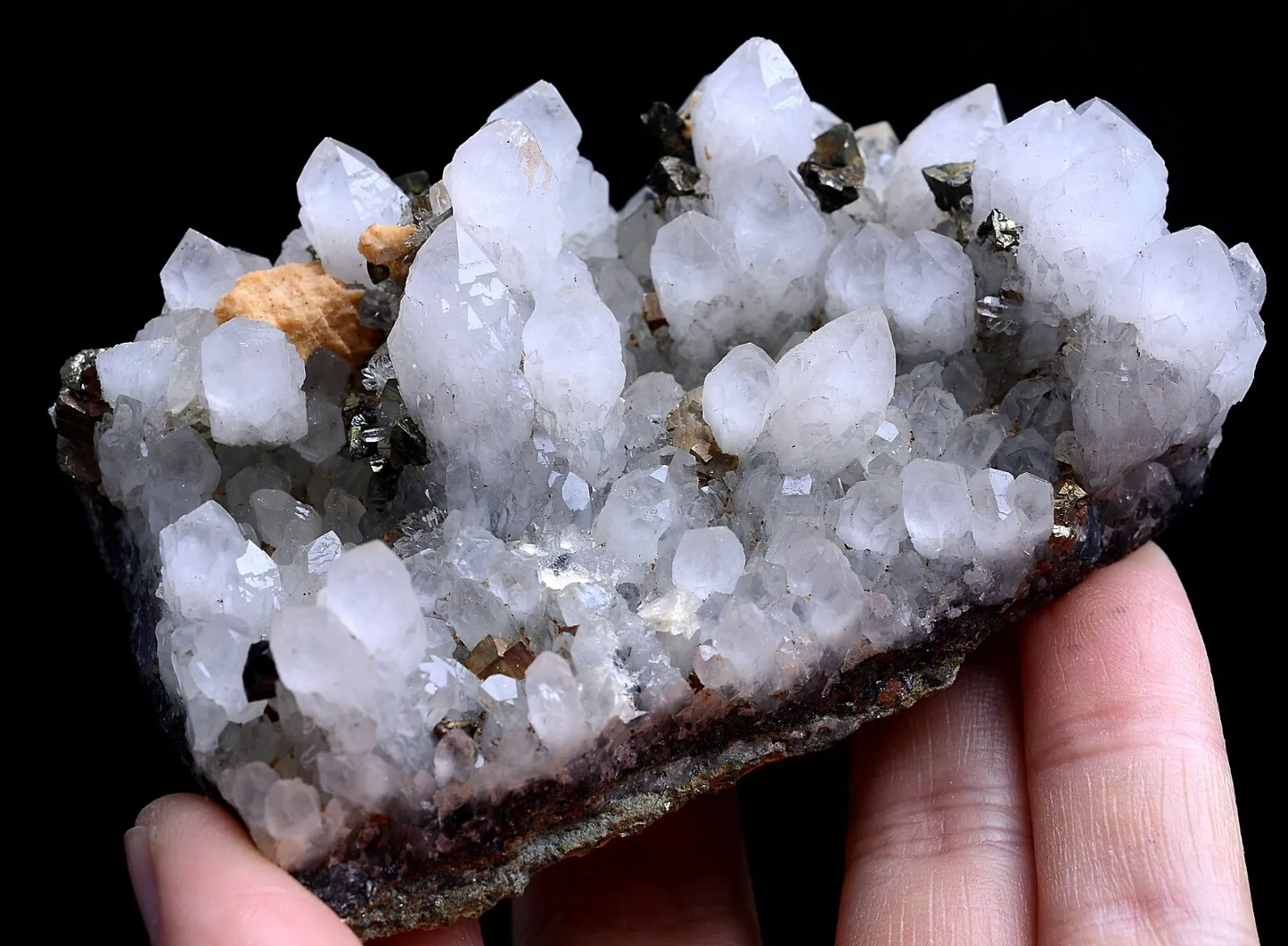 185g Natural Beauty Crystal & Pyrite Dolomite Mineral specimens/Jiangxi China