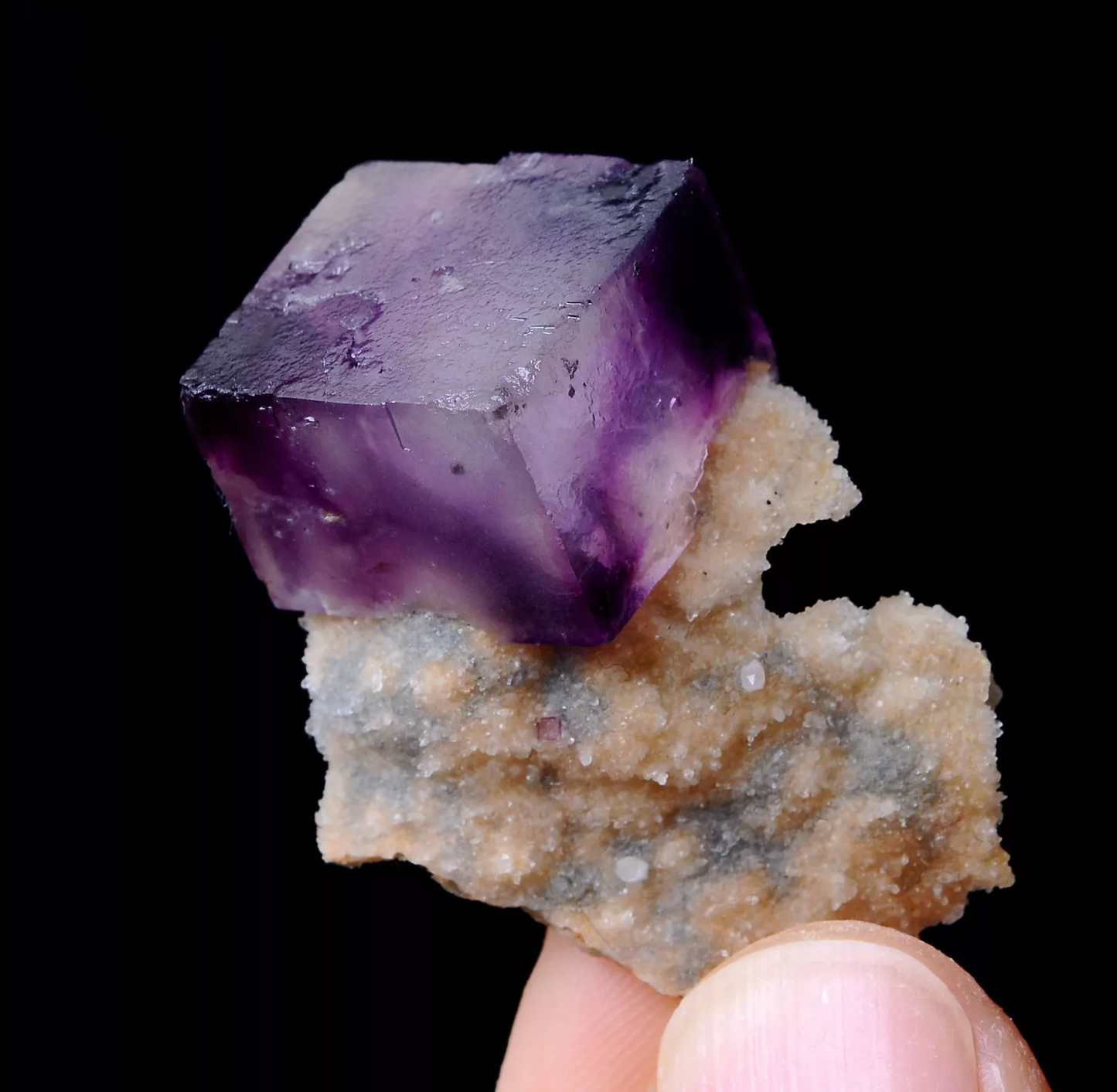 7.51g COLLECTION NEWLY DISCOVERED RARE PURPLE & RED FLUORITE MINERAL SAMPLES