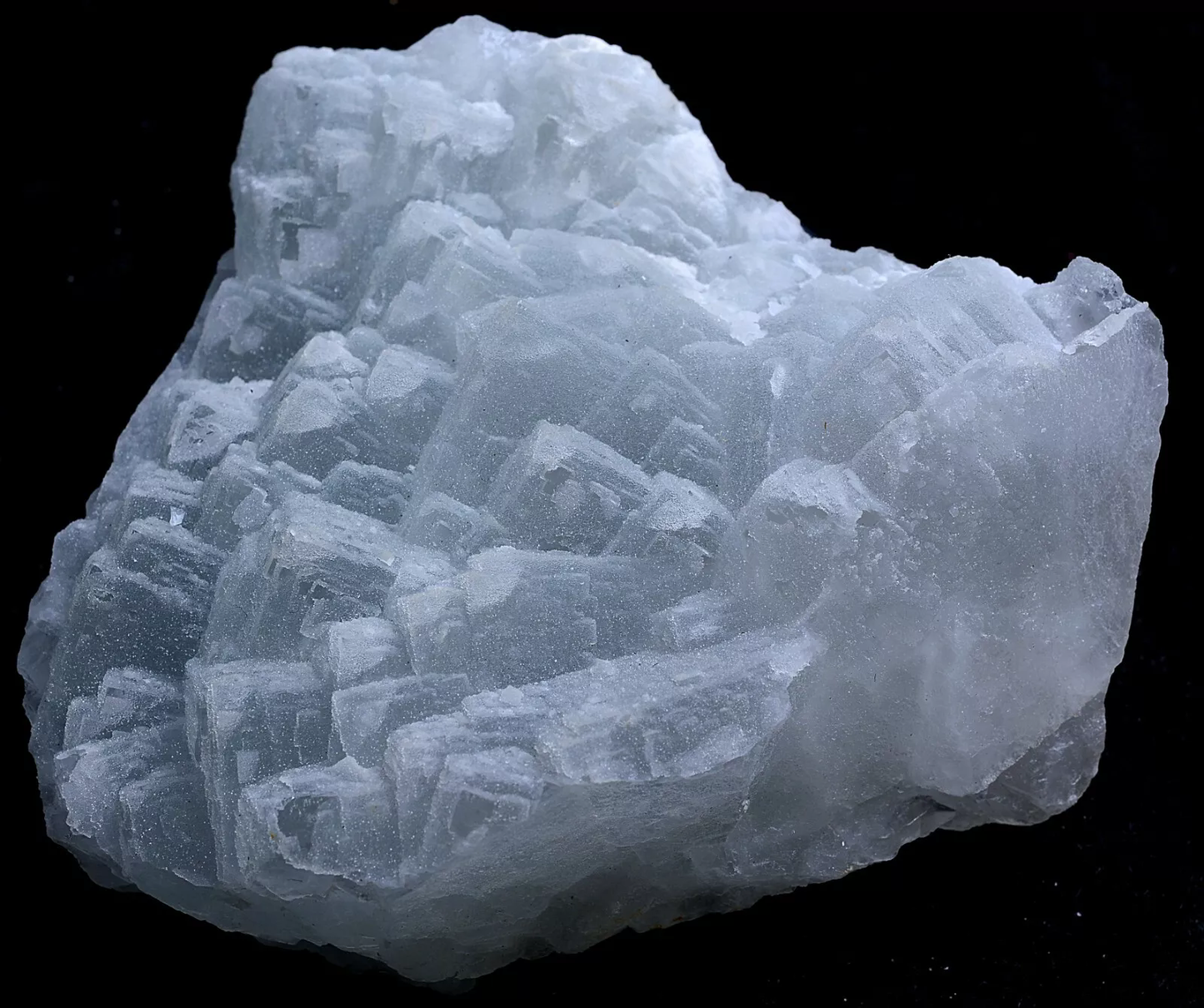 600g Natural Transparent Cube Fluorite CRYSTAL CLUSTER Mineral Specimen