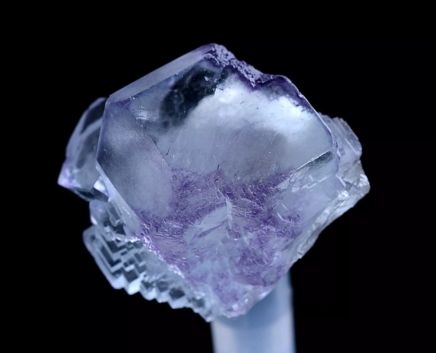 13g Natural Phantom Purple Fluorite Mineral Specimen / Yaogangxian China