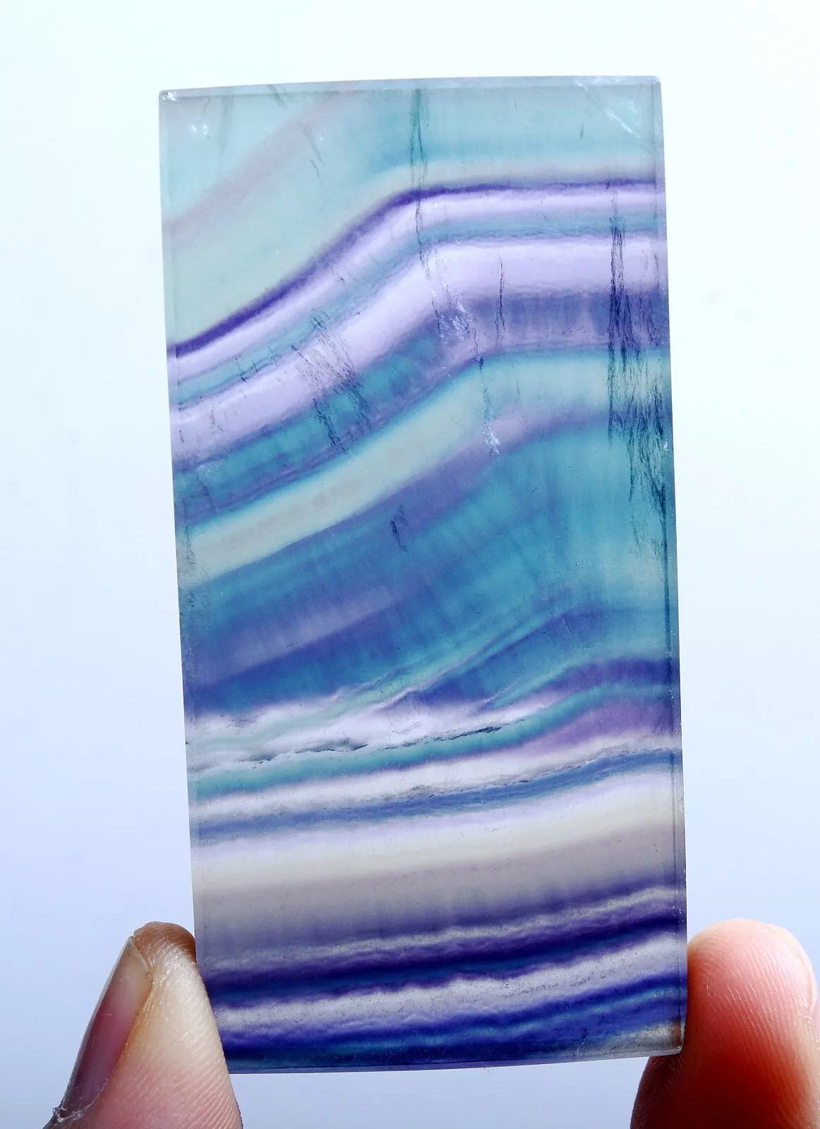 50g Natural Rare Variety healing Gem Rainbow Fluorite Men & Women Pendant