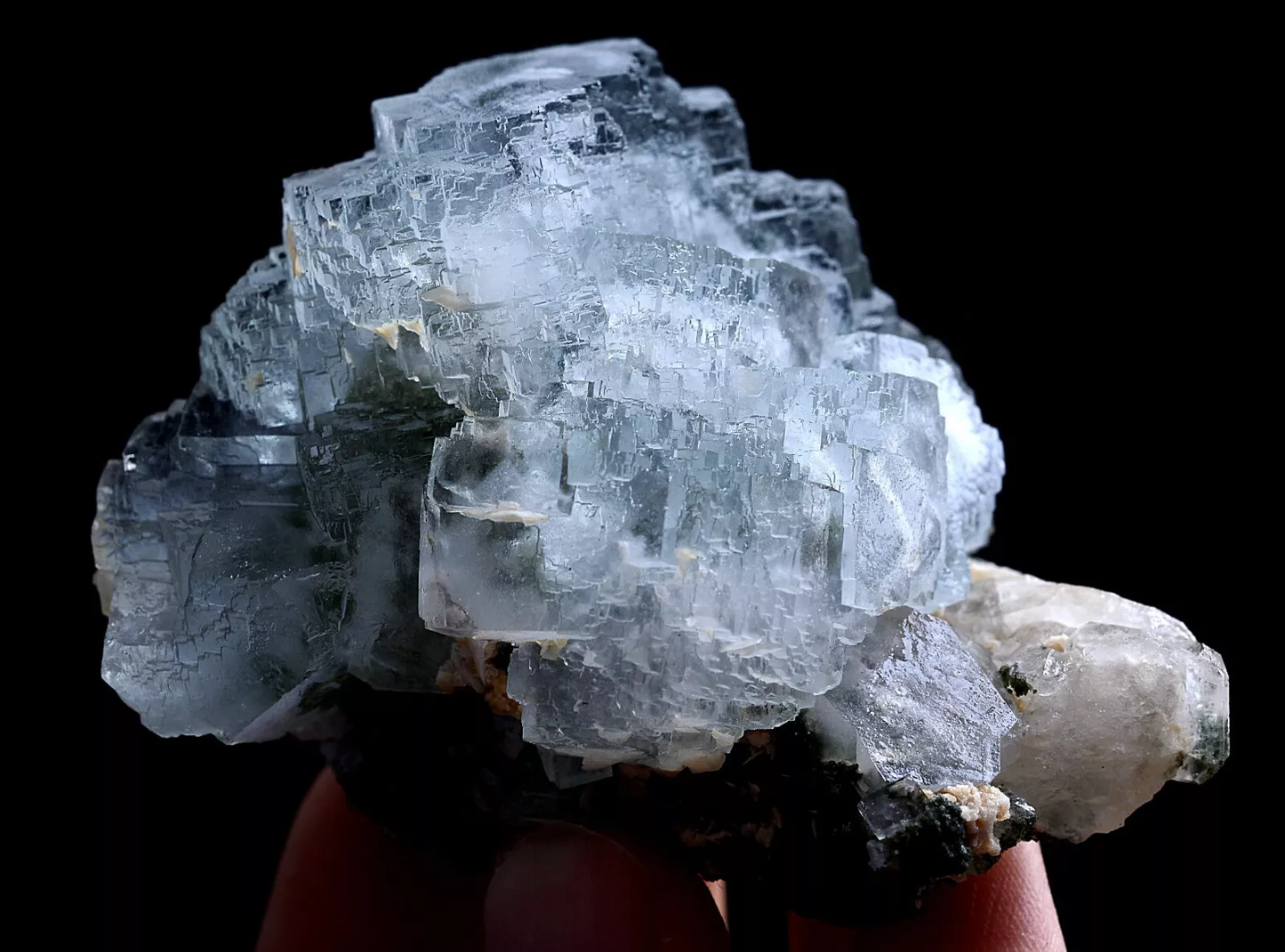 159gNatura Complete Clear Purple FLUORITE Mineral Specimen / Yaogangxian China