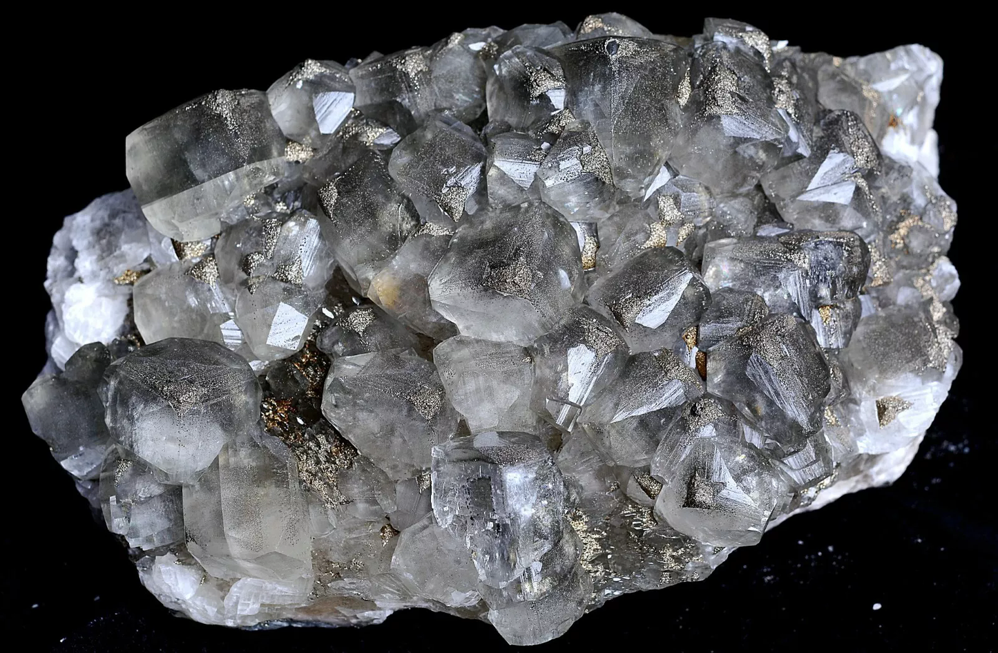 1294g Natural Rare Calcite “Benz” & Pyrite Symbiotic Mineral Specimen/ China