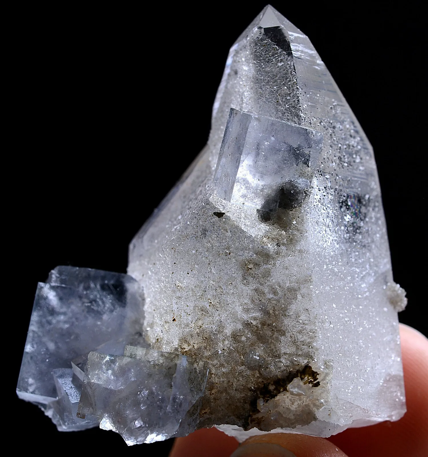 31g Natural Complete Purple Fluorite Crystal Mineral Specimen/Yaogangxian China