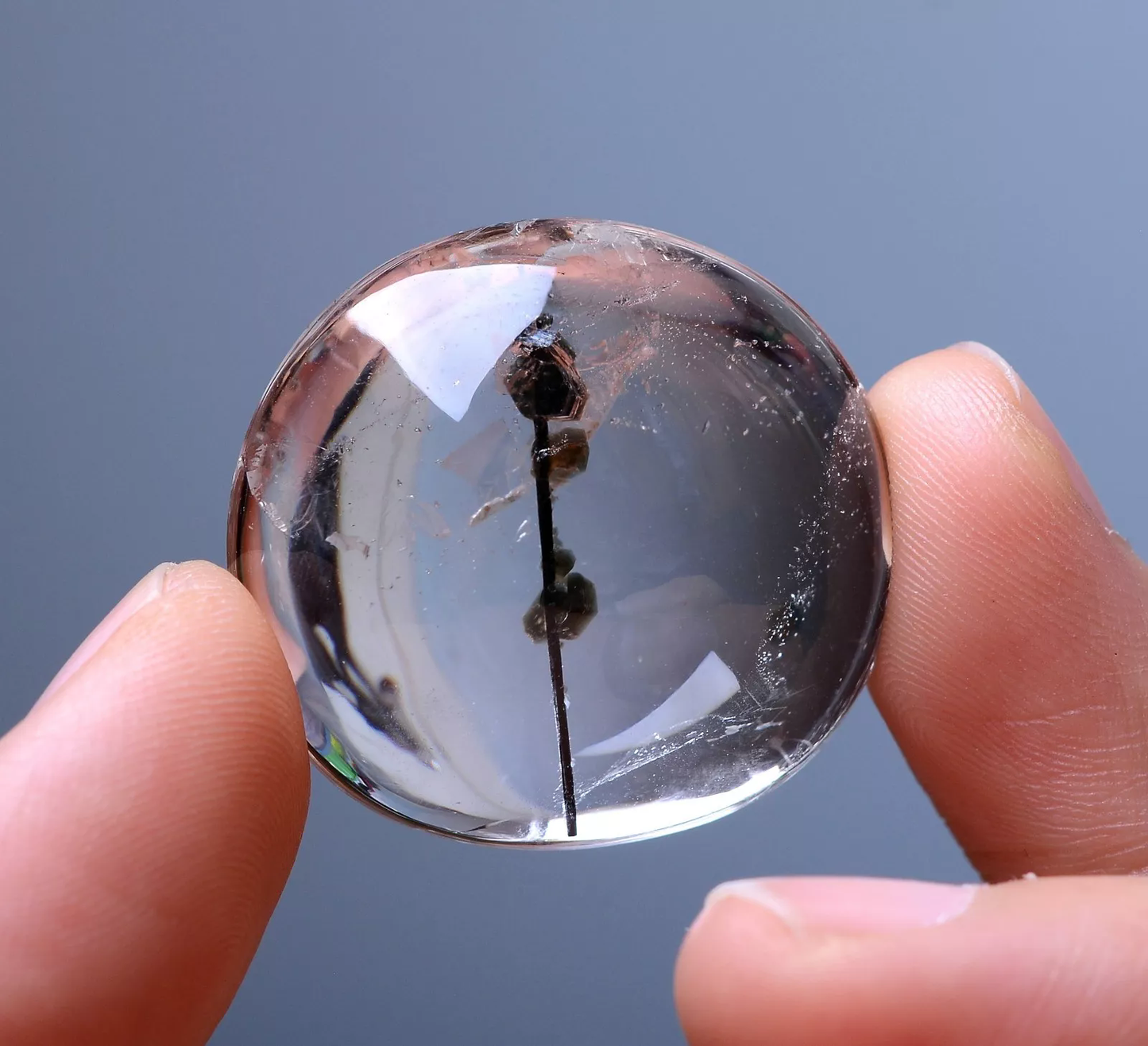 Natural Collection Mica Crystal Copper MoneyTogether String Pendant 12.59g