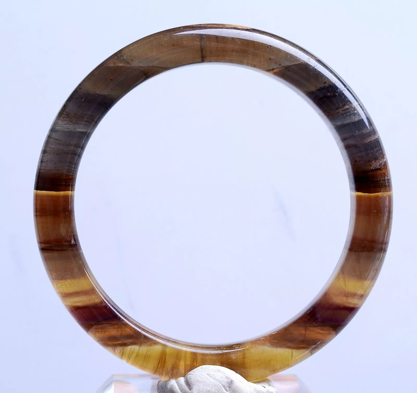 Natural New Varieties Rare Rainbow Fluorite Woman Bracelet 60g