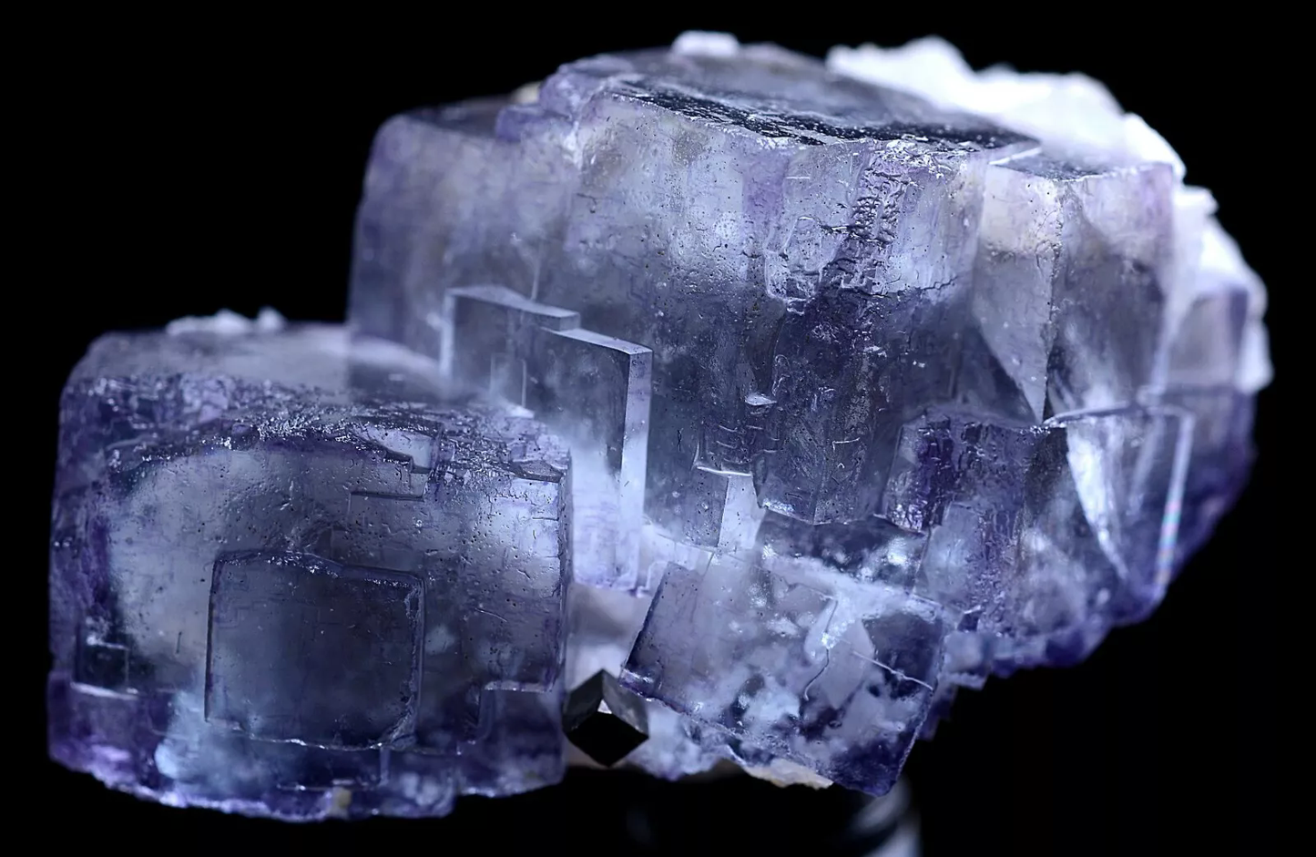 18g Natura Purple FLUORITE & Calcite Mineral Specimen/Yaogangxian China