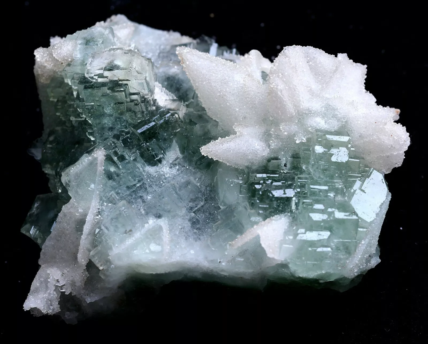 224g Natural Cube Purple blue Fluorite Crystal Mineral Specimen/jiangxi China