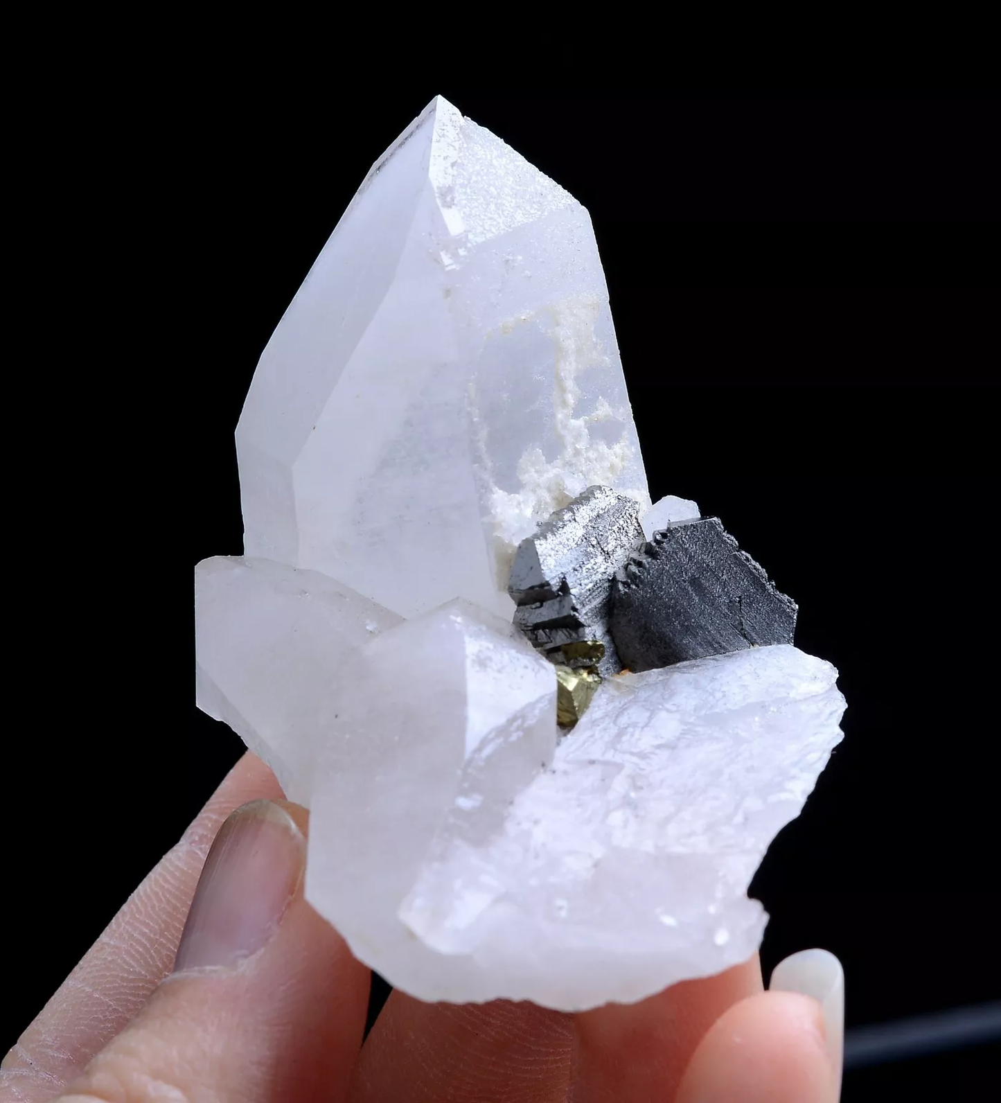 73g Natural Rare Arsenopyrite & Pyrite Crystal Mineral Specimen/ Yaogang xian