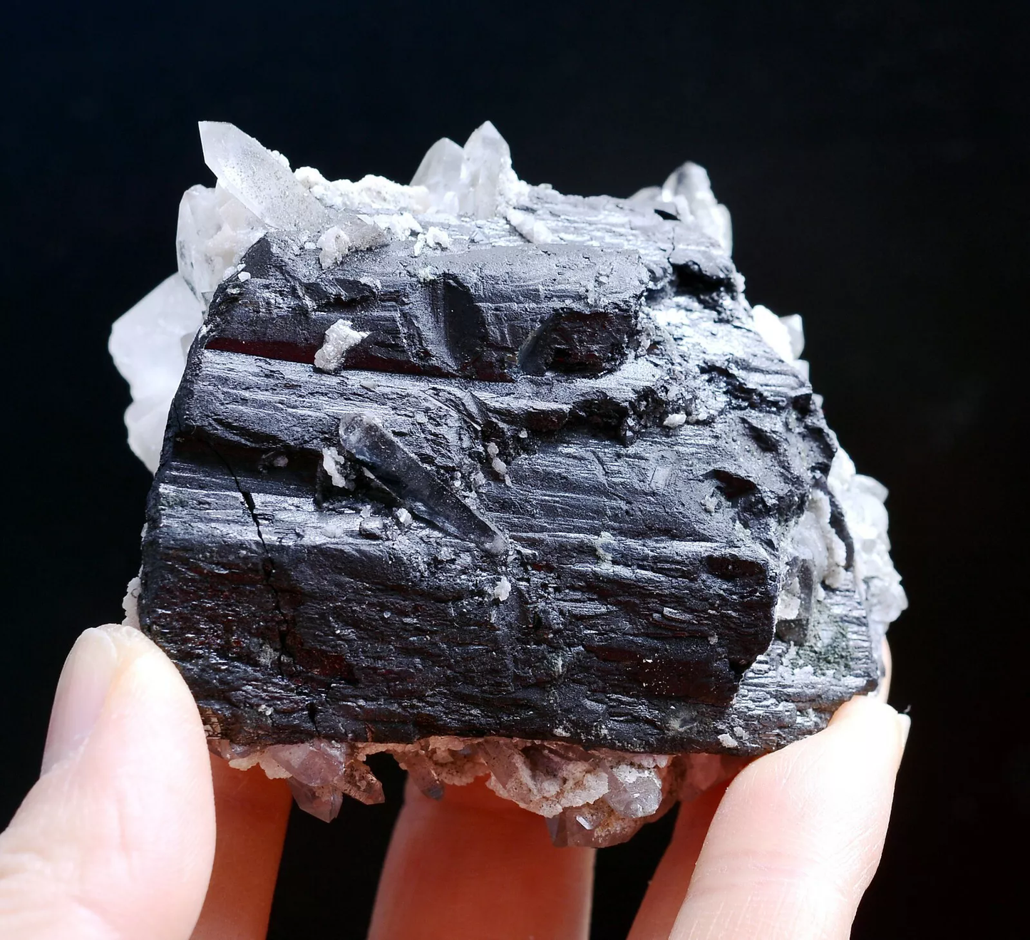 243g Natural Rare Wolframite CRYSTAL Mineral Specimen / Yaogangxian China