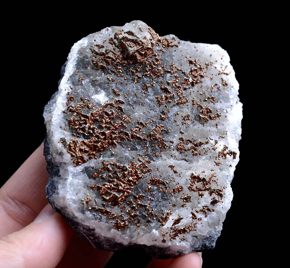 136g Natural Beautiful Calcite & Pyrite Complete Mineral Specimen/ China