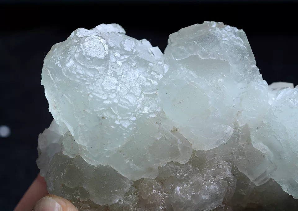 121g Natural Green Cubic Fluorite CLUSTER Mineral Specimen/ Xianghualing China