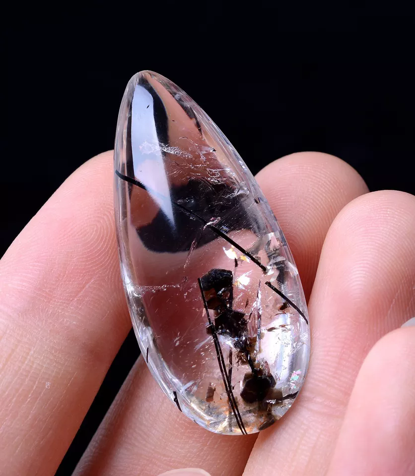 Natural Collection Of Black Crystal Copper Money Together String Cure Pendant