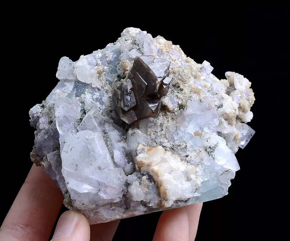 373gNatural Rare Scheelite & Dolomit Fluorit Mineral Specimen/Yaogangxian China