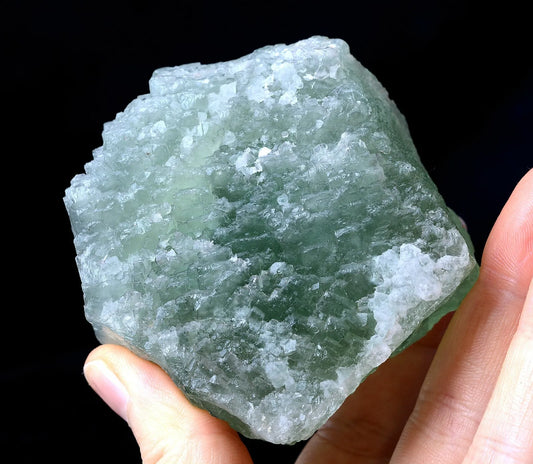 China /Newly DISCOVERED RARE GREEN CUBE FLUORITE CRYSTAL MINERAL SPECIMEN  308g