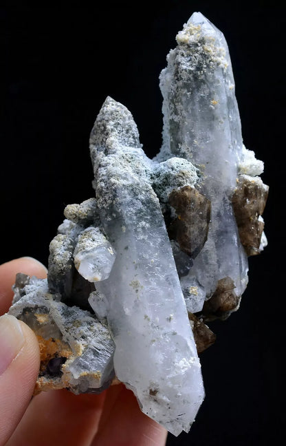 125gNatural Rare Scheelite & Crystal Cluster Mineral Specimen/Yaogangxian China