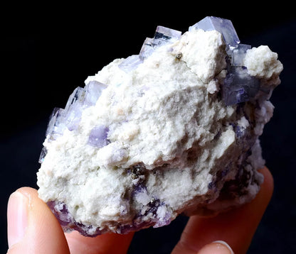 91.51g Yao Gang Xian NEWLY DISCOVERED RARE PURPLE FLUORITE MINERAL SAMPLES