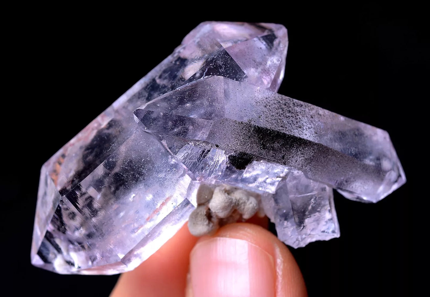 23.91g NATURAL Amethyst Quartz Skeletal Crystal Point Mineral Specimen/Mexico