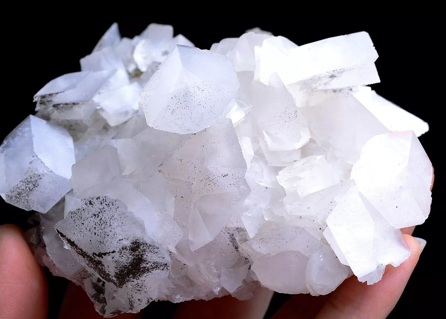 412g New Varieties Natural Fluorescent ''Benz'' Calcite Mineral Specimen/China