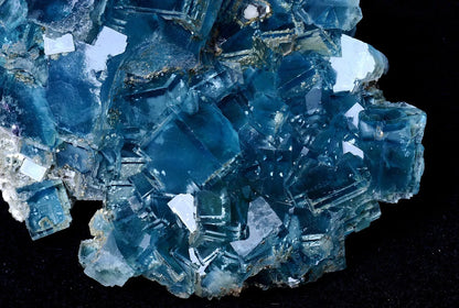 2295g Natural New Find Rare Large Particle Blue Cube Fluorite Mineral Specimen