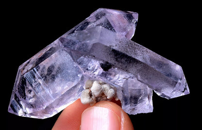 23.91g NATURAL Amethyst Quartz Skeletal Crystal Point Mineral Specimen/Mexico