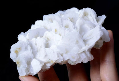 148g New Find Natural Rare White Ladder-Like Calcite & Crystal Mineral Specimen