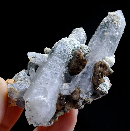 125gNatural Rare Scheelite & Crystal Cluster Mineral Specimen/Yaogangxian China