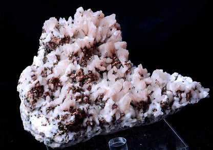 897g Newly DISCOVERED RARE RED CALCITE & PYRITE CRYSTAL MINERAL SPECIMEN/ China