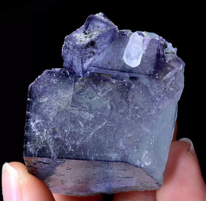 78.38g NEWLY DISCOVERED RARE PURPLE FLUORITE & CRYSTAL MINERAL SAMPLES