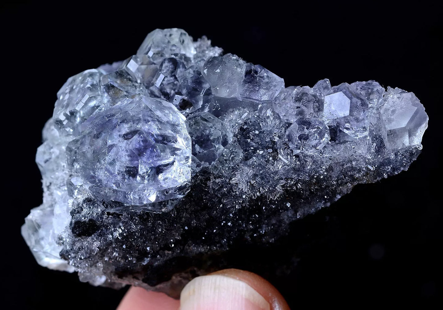 44g MUSEUM COLLECTION NEWLY DISCOVERED RARE PURPLE FLUORITE MINERAL SAMPLES