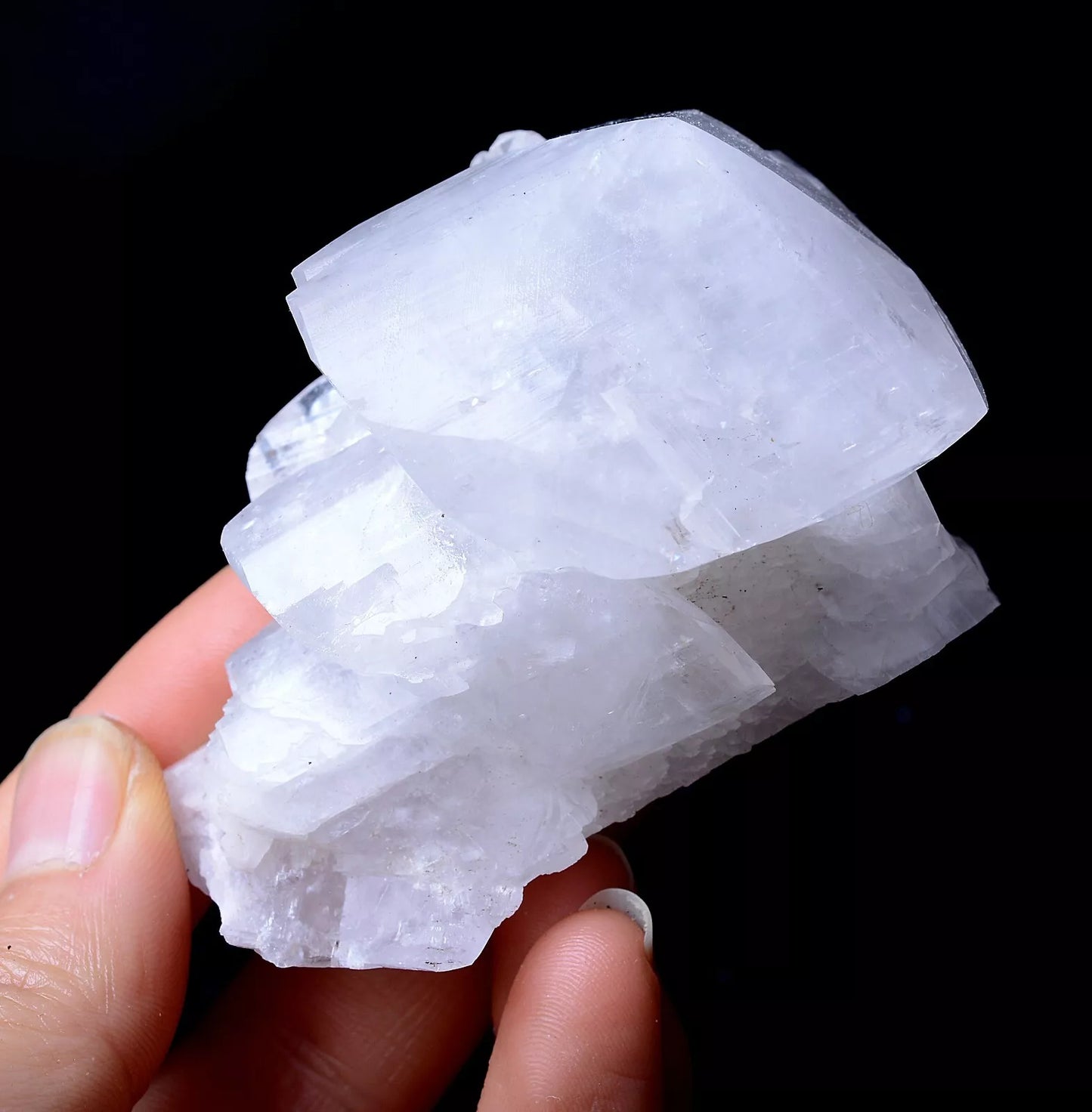 157g Beautiful Natural Rare White "Benz" Calcite Mineral Specimen/ China