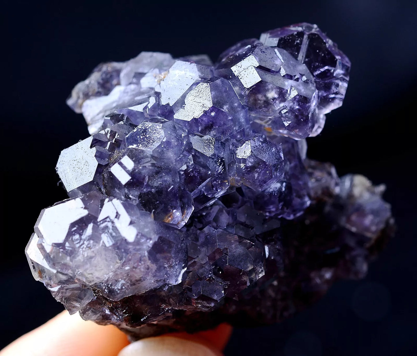 China/Newly DISCOVERED RARE PURPLE FLUORITE CRYSTAL MINERAL SPECIMEN  40.76g