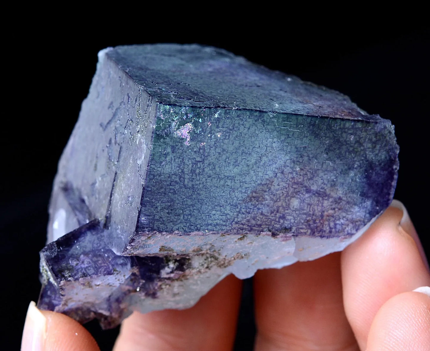 78.38g NEWLY DISCOVERED RARE PURPLE FLUORITE & CRYSTAL MINERAL SAMPLES