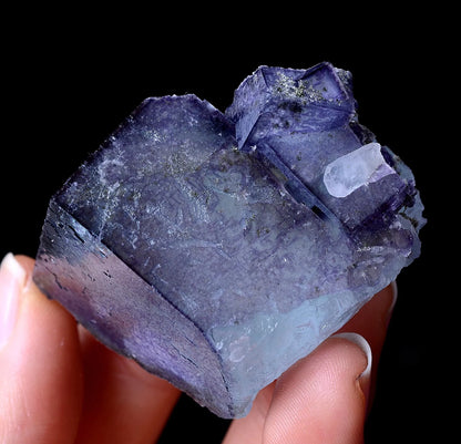 78.38g NEWLY DISCOVERED RARE PURPLE FLUORITE & CRYSTAL MINERAL SAMPLES