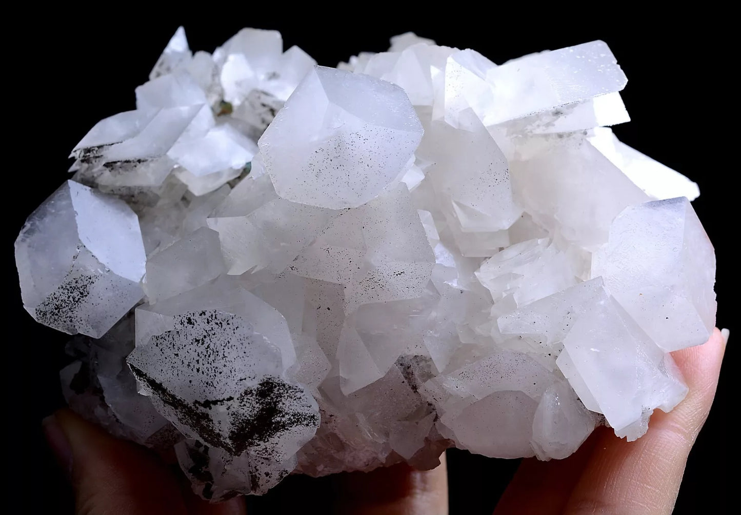 412g New Varieties Natural Fluorescent ''Benz'' Calcite Mineral Specimen/China