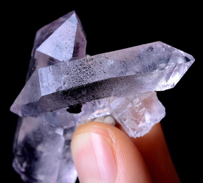 23.91g NATURAL Amethyst Quartz Skeletal Crystal Point Mineral Specimen/Mexico