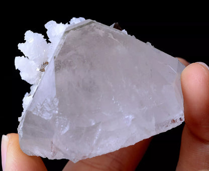 88g Natural Rare Scheelite & Crystal Calcite Mineral Specimen/YaogangxianChina