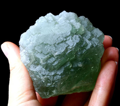 China /Newly DISCOVERED RARE GREEN CUBE FLUORITE CRYSTAL MINERAL SPECIMEN  308g