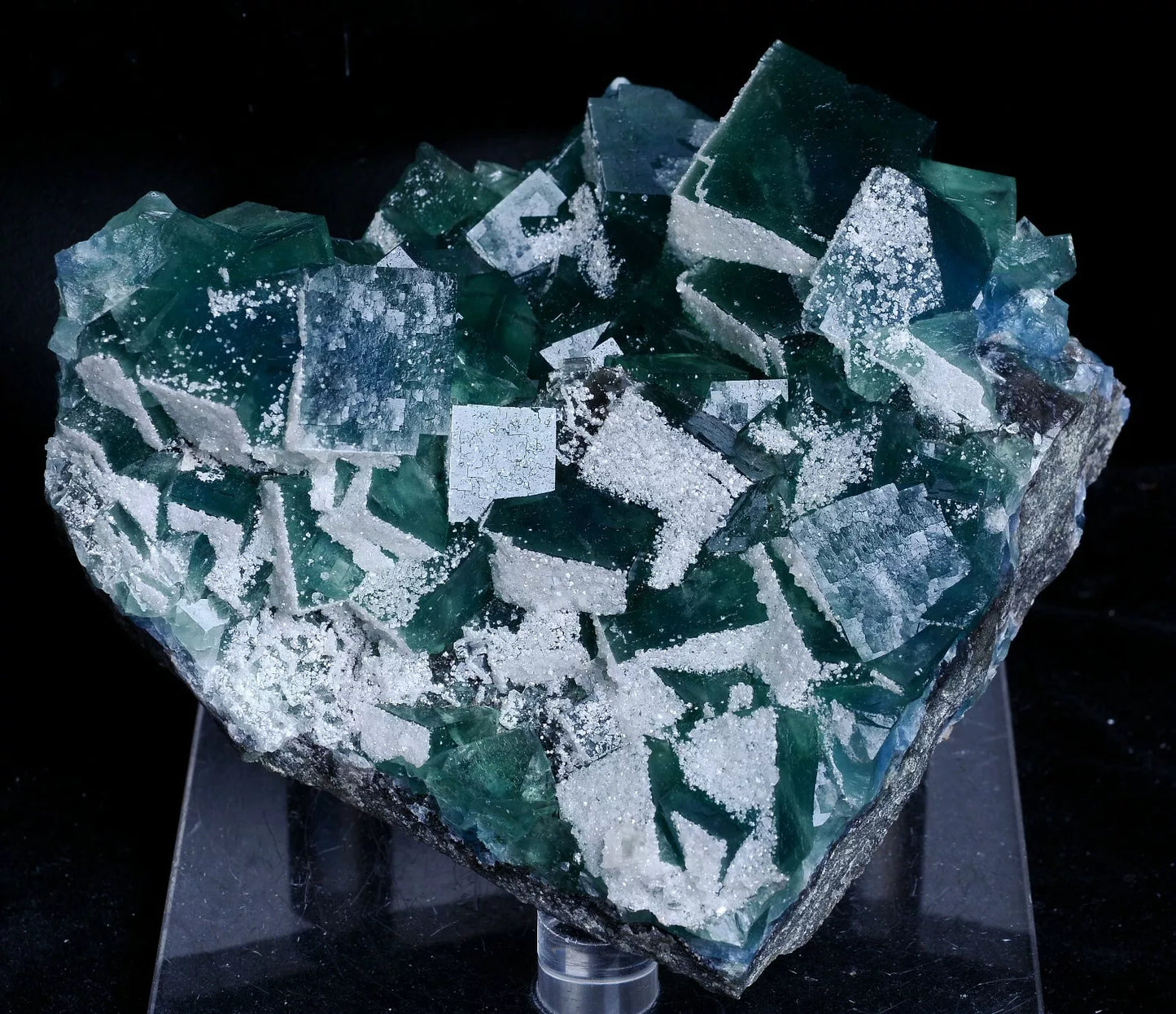 920.5g New Varieties NATURAL Green Cubic FLUORITE Crystal Mineral Specimen