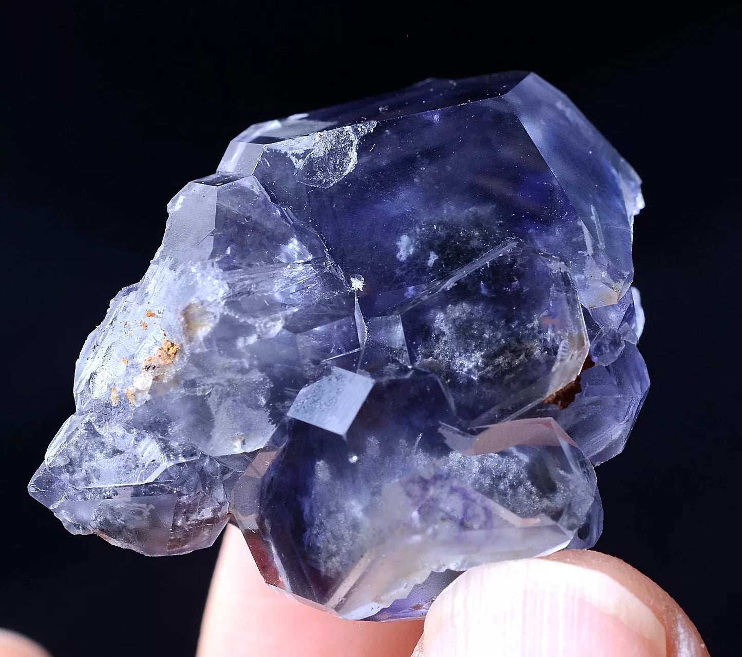 22.35g China / Newly DISCOVERED RARE PURPLE FLUORITE CRYSTAL MINERAL SPECIMEN