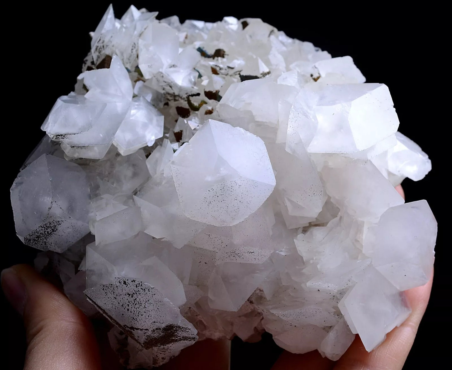 412g New Varieties Natural Fluorescent ''Benz'' Calcite Mineral Specimen/China