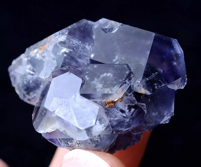 22.35g China / Newly DISCOVERED RARE PURPLE FLUORITE CRYSTAL MINERAL SPECIMEN