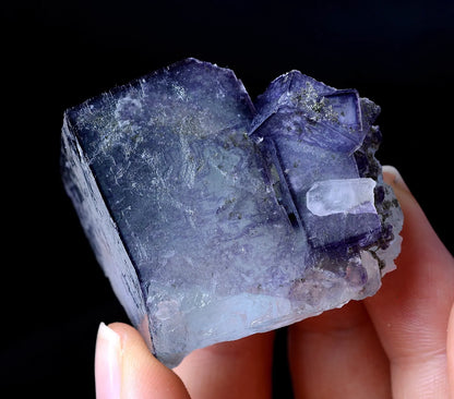 78.38g NEWLY DISCOVERED RARE PURPLE FLUORITE & CRYSTAL MINERAL SAMPLES