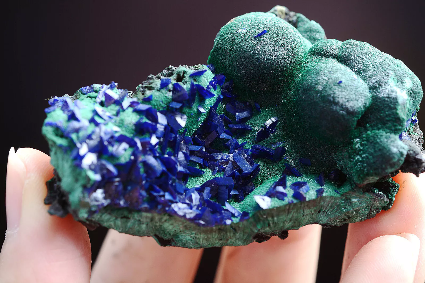 67g Natural Beautiful Azurite & Malachite symbiosis Mineral Specimen/China