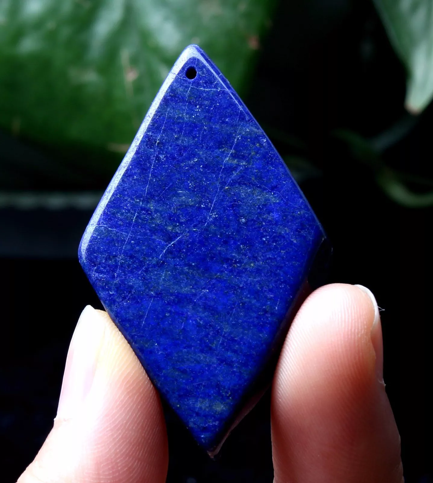 Beautiful Natural Royal Blue Lapis Lazuli Gems Healing Pendant  19.6g