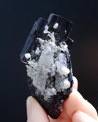 113g Natural Rare Wolframite CRYSTAL Fluorite Mineral Specimen/Yaogangxian China