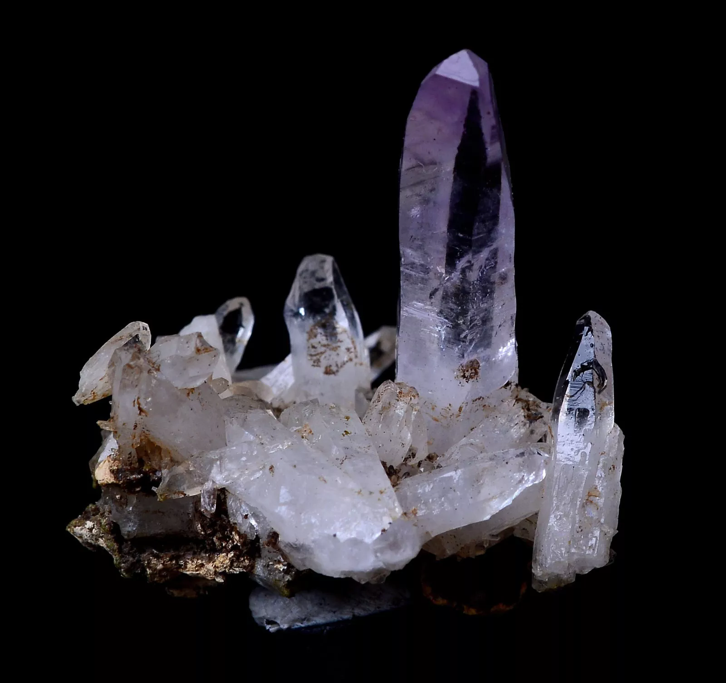 5.45g NATURAL Amethyst Quartz Skeletal Crystal Point Mineral Specimen/Mexico