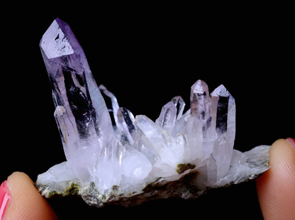 10.81g NATURAL Amethyst Quartz Skeletal Crystal Point Mineral Specimen/Mexico